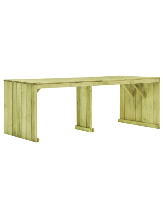 Sodo stalas, 220x101,5x80cm, impregnuota pušies mediena