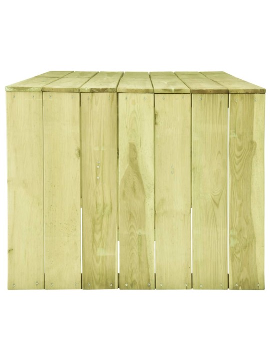 Sodo stalas, 220x101,5x80cm, impregnuota pušies mediena
