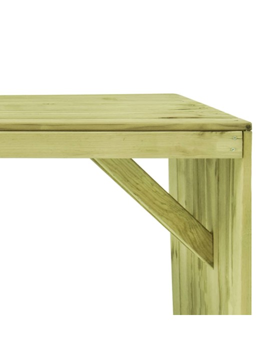 Sodo stalas, 220x101,5x80cm, impregnuota pušies mediena