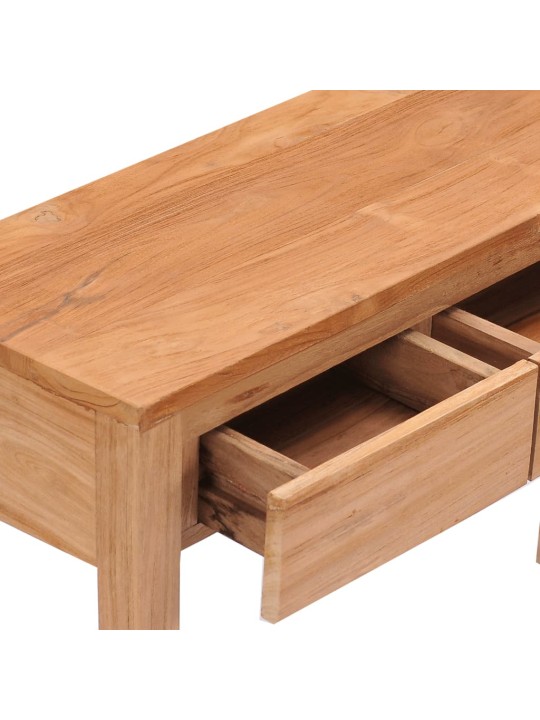 Konsolinis staliukas, 110x35x75cm, tikmedžio medienos masyvas