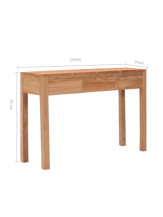Konsolinis staliukas, 110x35x75cm, tikmedžio medienos masyvas