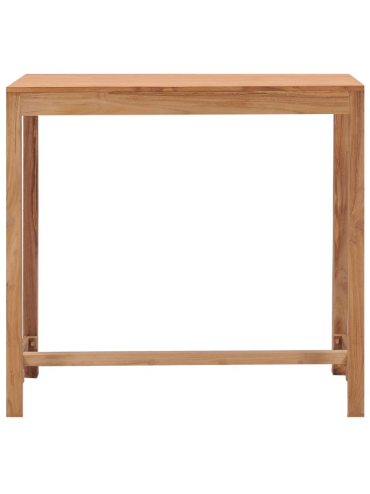 Sodo baro stalas, 110x60x105cm, tikmedžio medienos masyvas