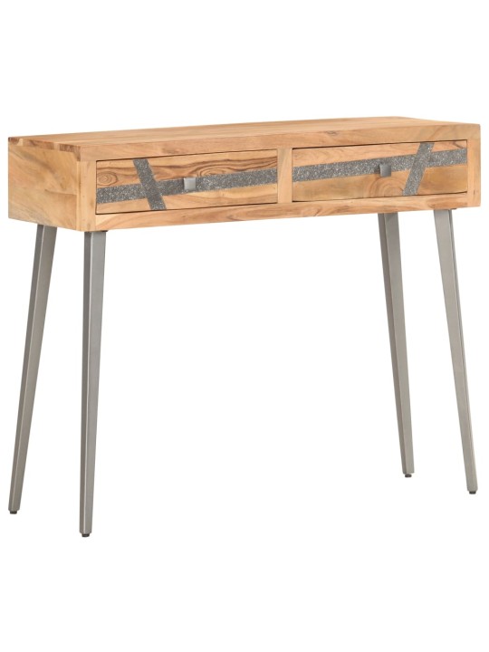 Konsolinis staliukas, 90x30x75cm, akacijos medienos masyvas