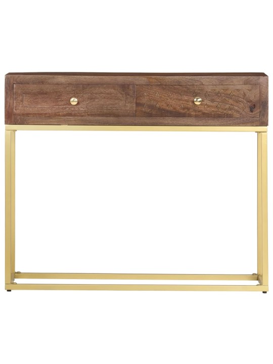 Konsolinis staliukas, 90x30x75cm, mango medienos masyvas