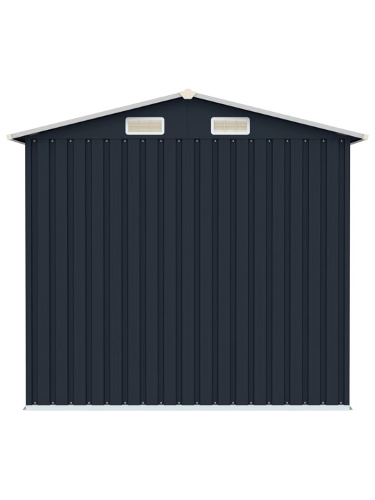 Sodo pašiūrė, antracito, 205x129x183cm, galvanizuotas plienas