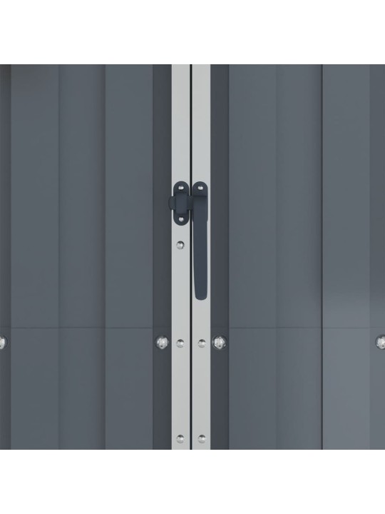 Sodo pašiūrė, pilka, 116x45x175cm, galvanizuotas plienas