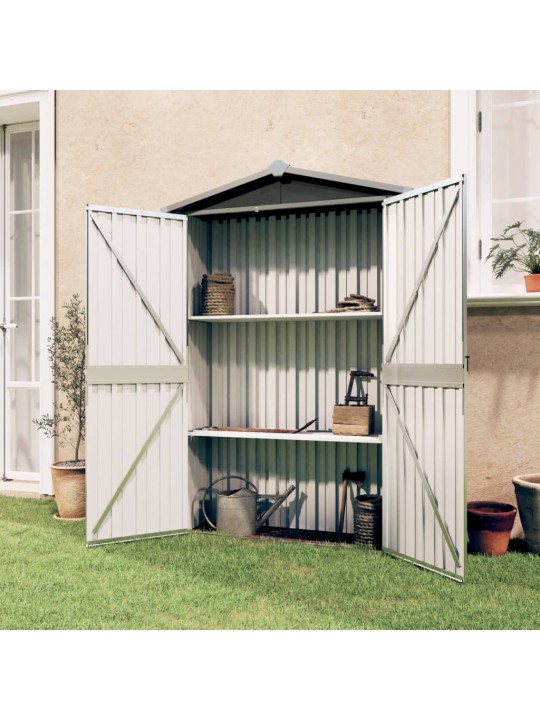 Sodo pašiūrė, antracito, 116x45x175cm, galvanizuotas plienas