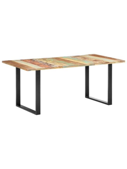 Valgomojo stalas, 180x90x76cm, perdirbtos medienos masyvas
