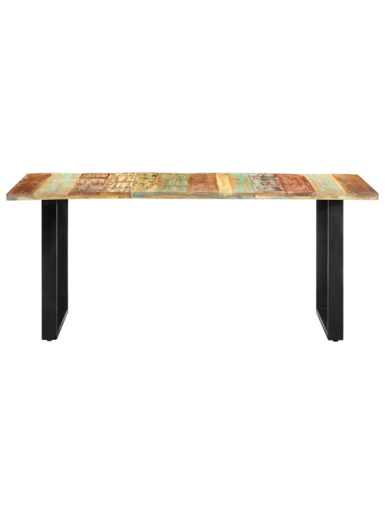 Valgomojo stalas, 180x90x76cm, perdirbtos medienos masyvas