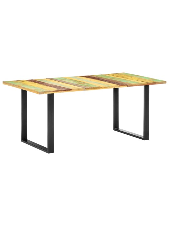 Valgomojo stalas, 180x90x76cm, perdirbtos medienos masyvas