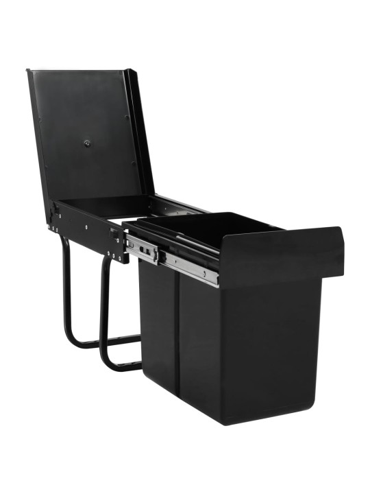 Ištraukiama virtuvės spintelės šiukšliadėžė, 20l, soft-close