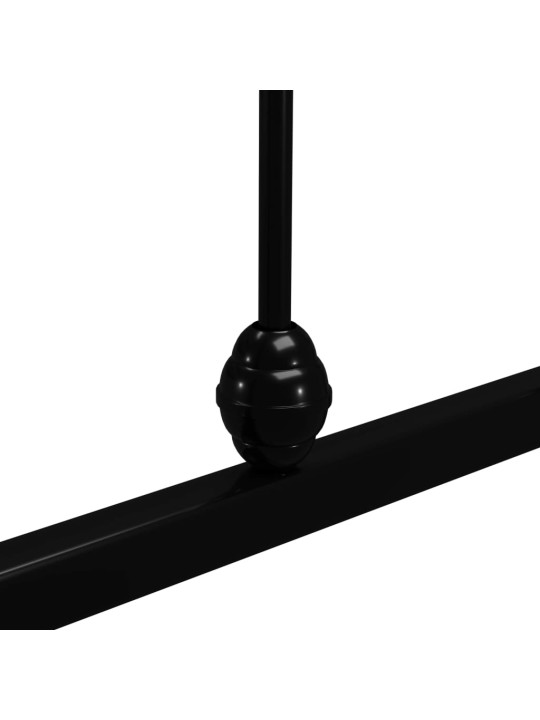 Lovos rėmas, juodos spalvos, 90x200cm, metalas