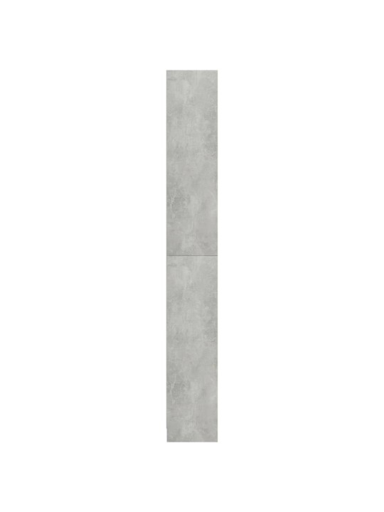 Spintelė knygoms, 5 lentynos, betono pilka, 80x24x175cm, MDP
