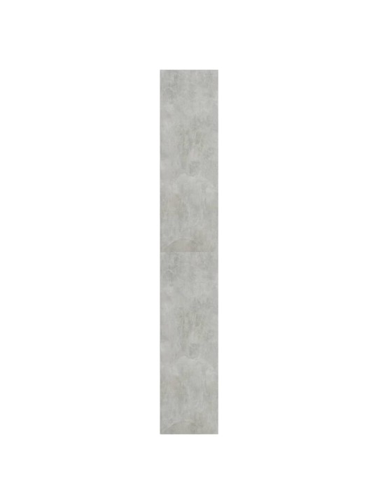 Spintelė knygoms, 5 lentynos, betono pilka, 60x30x189cm, MDP