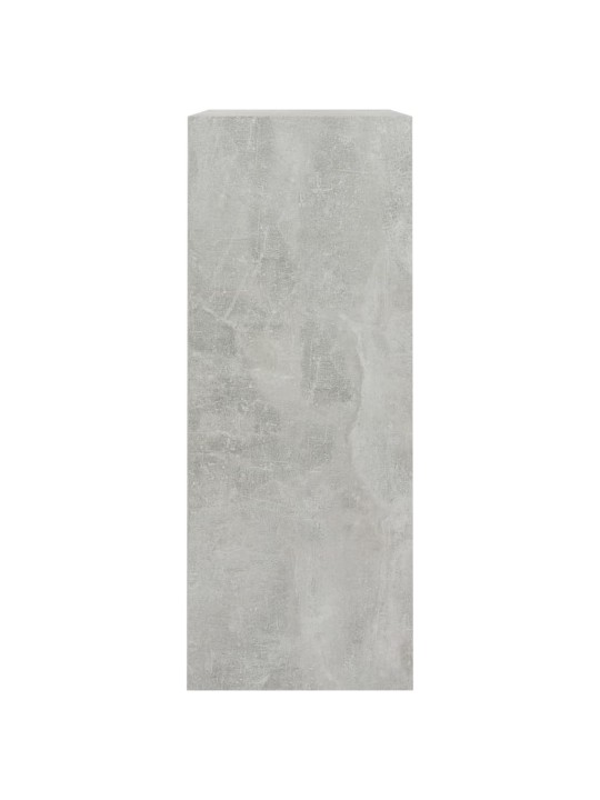 Spintelė knygoms, 2 lentynos, betono pilka, 80x30x76,5cm, MDP