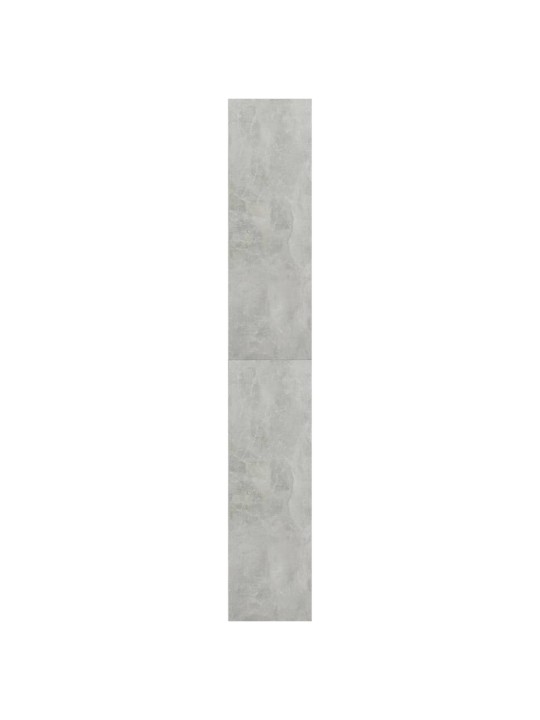 Spintelė knygoms, 5 lentynos, betono pilka, 80x30x189cm, MDP
