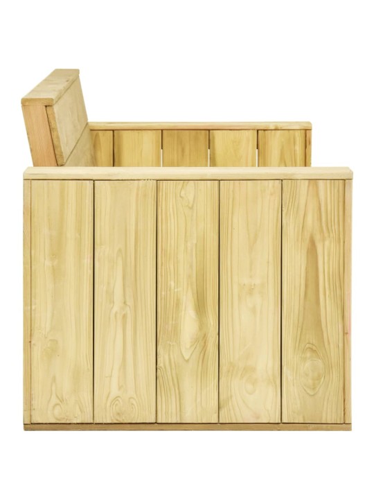 Sodo suoliukas, 179cm, impregnuota pušies mediena