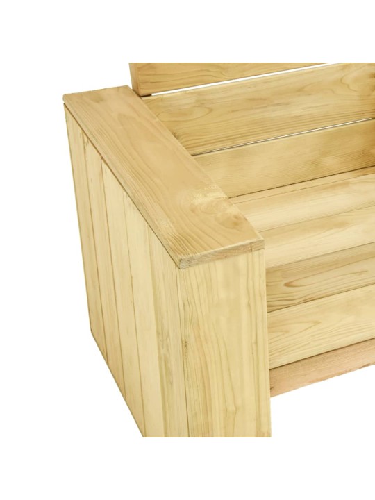 Sodo suoliukas, 179cm, impregnuota pušies mediena