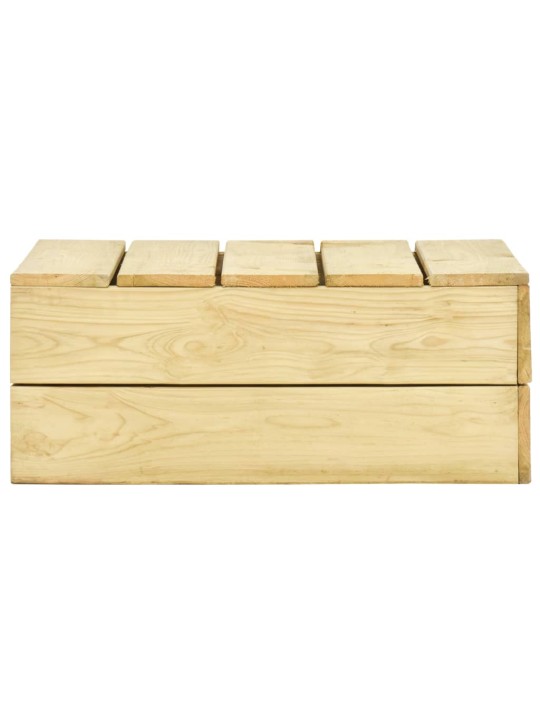 Sodo stalas, 75x75x31cm, impregnuota pušies mediena
