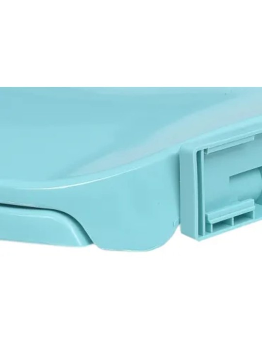 Klozeto sėdynė su soft-close mechanizmu, žalios spalvos, ovali