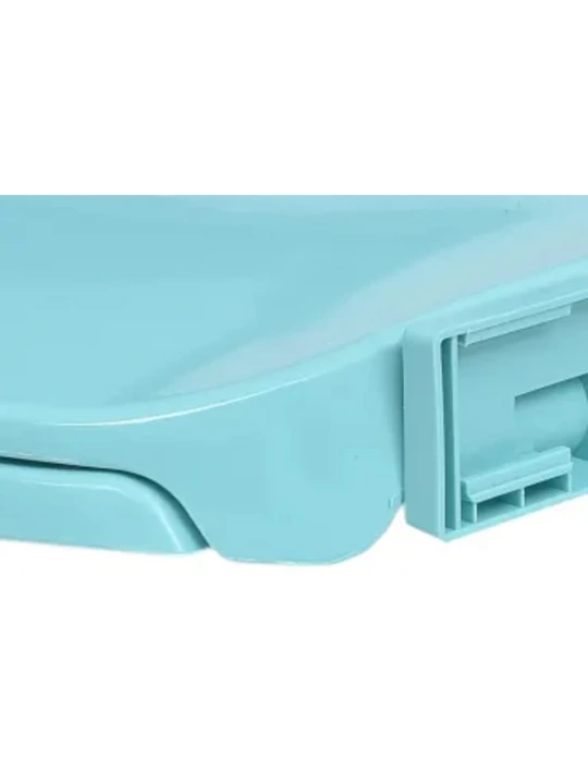Klozeto sėdynė su soft-close mechanizmu, žalios spalvos, ovali