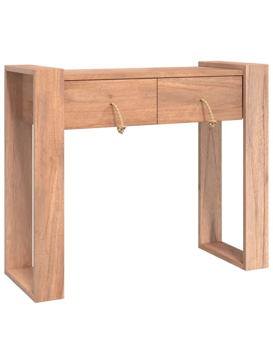 Konsolinis staliukas, 90x35x75cm, tikmedžio medienos masyvas