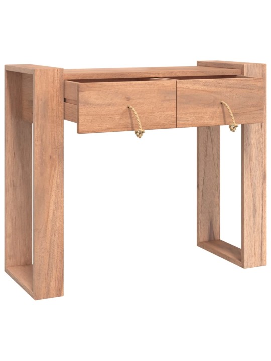 Konsolinis staliukas, 90x35x75cm, tikmedžio medienos masyvas