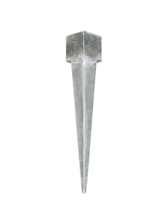 Smeigiami kuoliukai, 6vnt., sidabriniai, 14x14x91cm, plienas