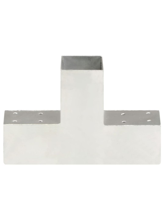 Stulpo sujungimas, 71x71mm, galvanizuotas metalas, T formos