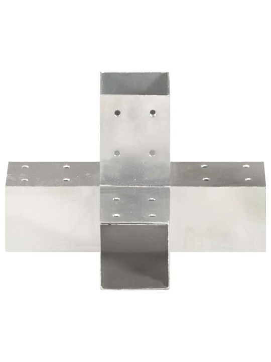 Stulpų sujungimai, 4vnt., 71x71mm, metalas, X formos