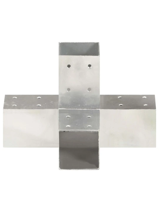 Stulpų sujungimai, 4vnt., 71x71mm, metalas, X formos