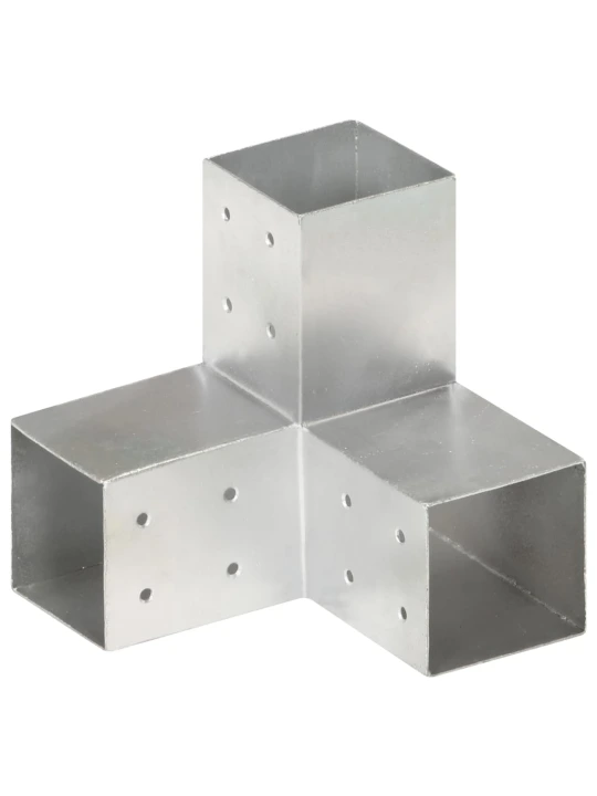 Stulpo sujungimas, 81x81mm, galvanizuotas metalas, Y formos