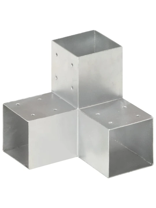 Stulpo sujungimas, 91x91mm, galvanizuotas metalas, Y formos