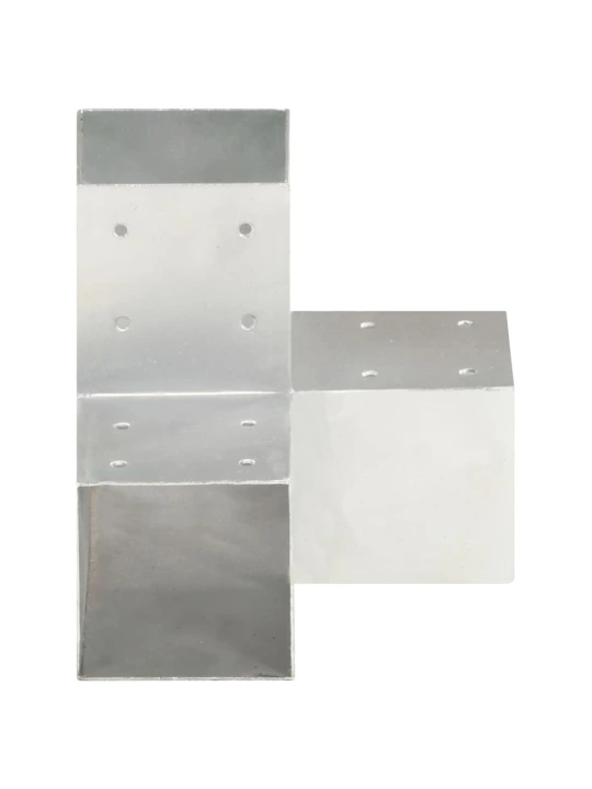 Stulpo sujungimas, 91x91mm, galvanizuotas metalas, Y formos
