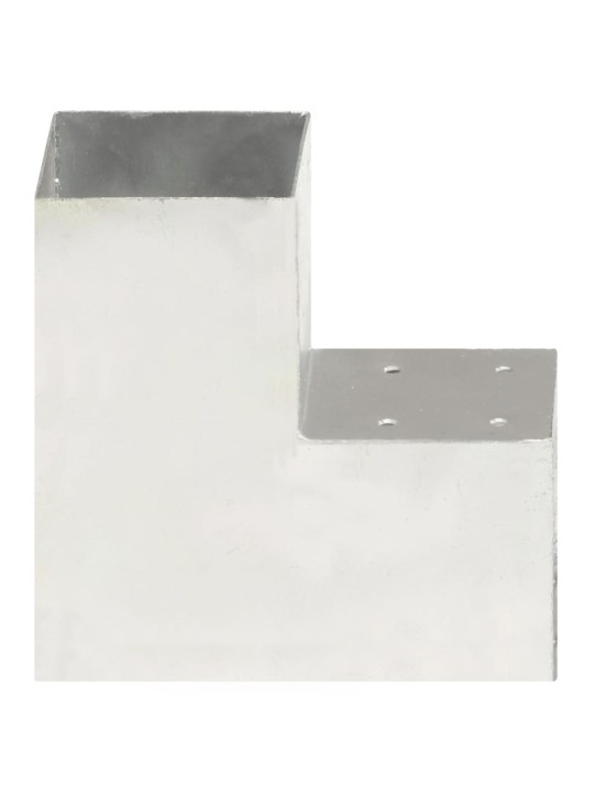 Stulpų sujungimai, 4vnt., 101x101mm, metalas, L formos
