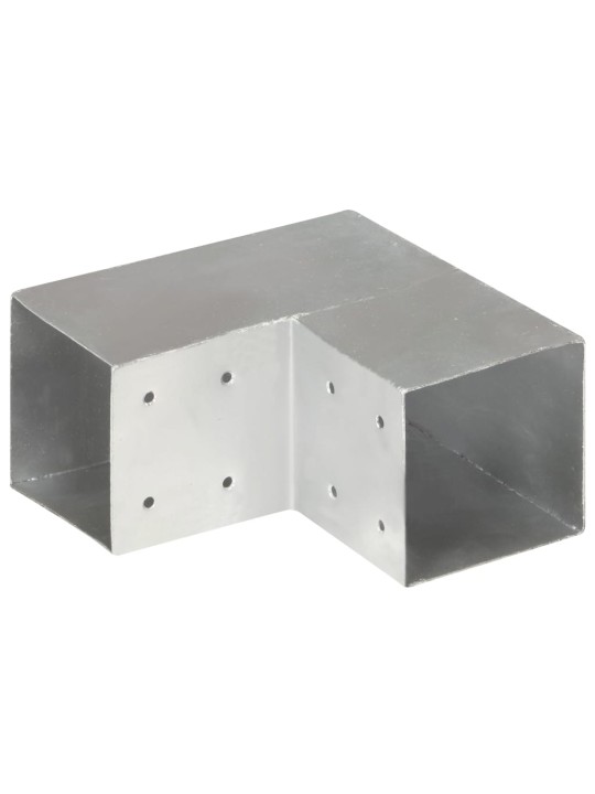 Stulpų sujungimai, 4vnt., 101x101mm, metalas, L formos