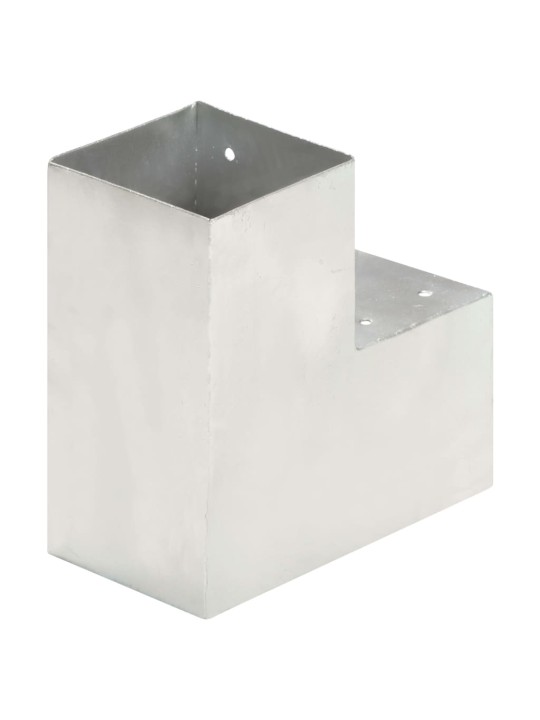 Stulpų sujungimai, 4vnt., 101x101mm, metalas, L formos