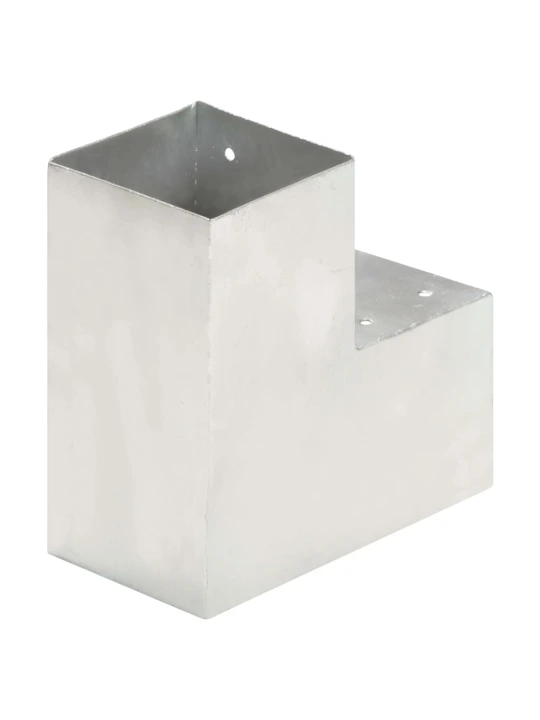 Stulpų sujungimai, 4vnt., 101x101mm, metalas, L formos