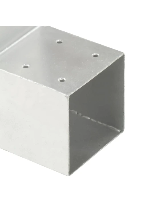 Stulpų sujungimai, 4vnt., 101x101mm, metalas, L formos