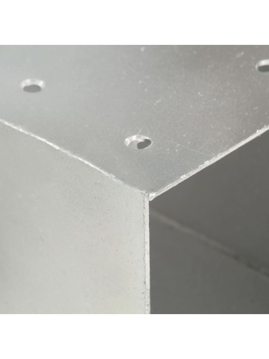 Stulpų sujungimai, 4vnt., 101x101mm, metalas, X formos