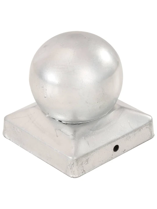 Stulpų dangteliai, 6vnt., 91x91mm, galvanizuotas metalas