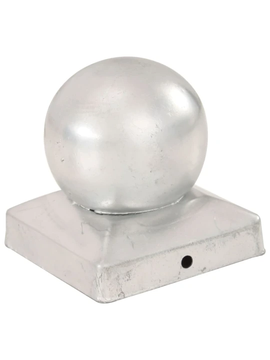 Stulpų dangteliai, 6vnt., 91x91mm, galvanizuotas metalas