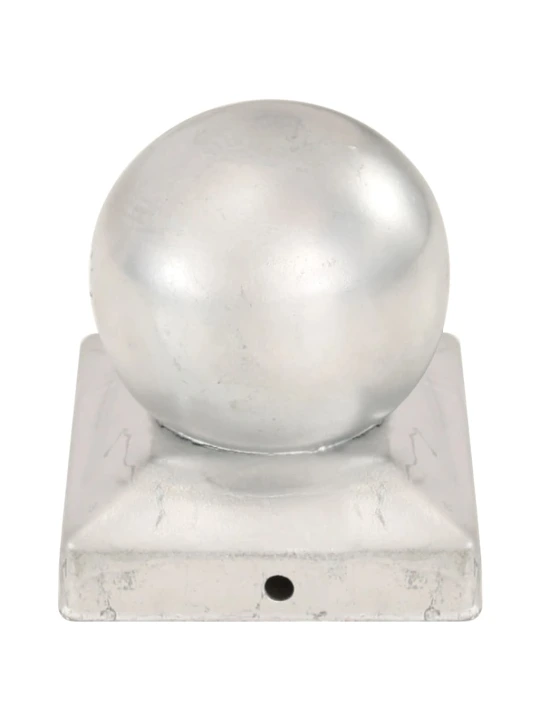 Stulpų dangteliai, 6vnt., 91x91mm, galvanizuotas metalas