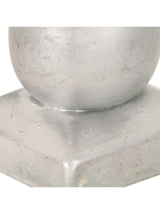 Stulpų dangteliai, 6vnt., 91x91mm, galvanizuotas metalas
