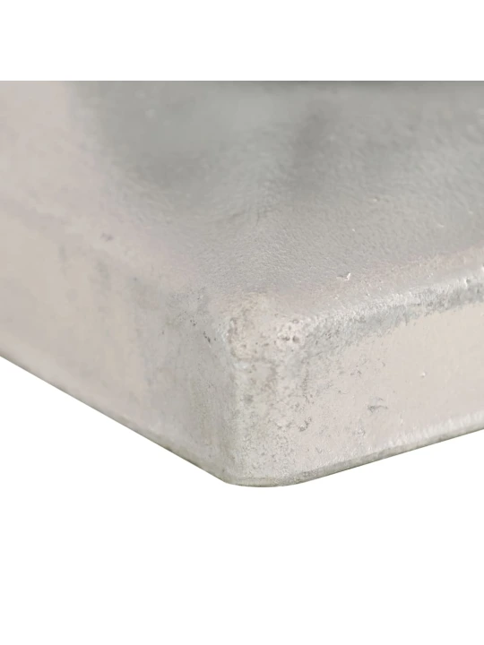 Stulpų dangteliai, 6vnt., 91x91mm, galvanizuotas metalas
