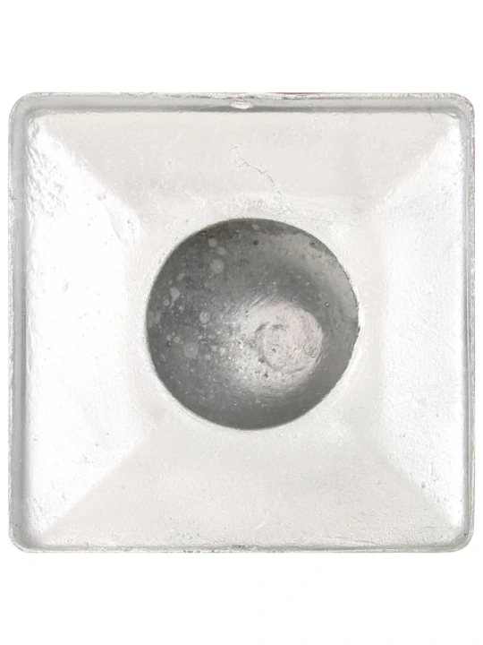 Stulpų dangteliai, 6vnt., 91x91mm, galvanizuotas metalas