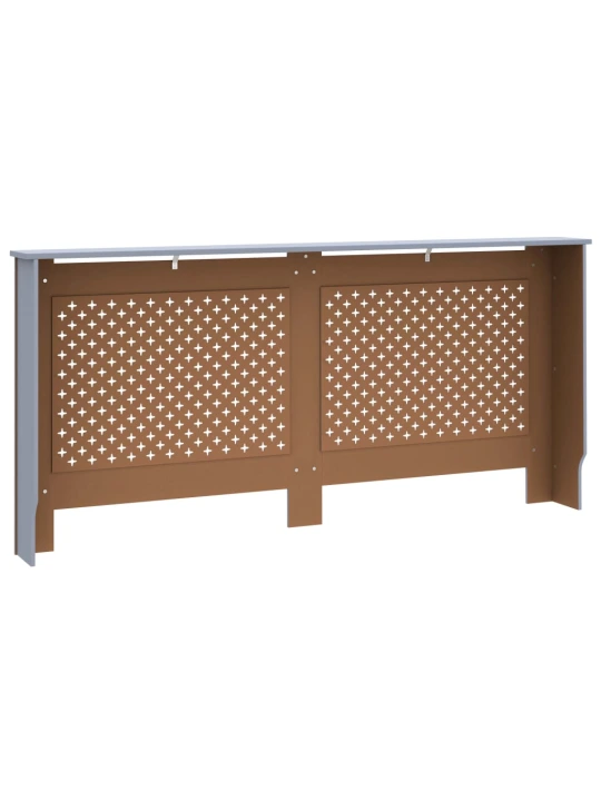 Radiatoriaus uždangalas, antracito spalvos, 172x19x81cm, MDF