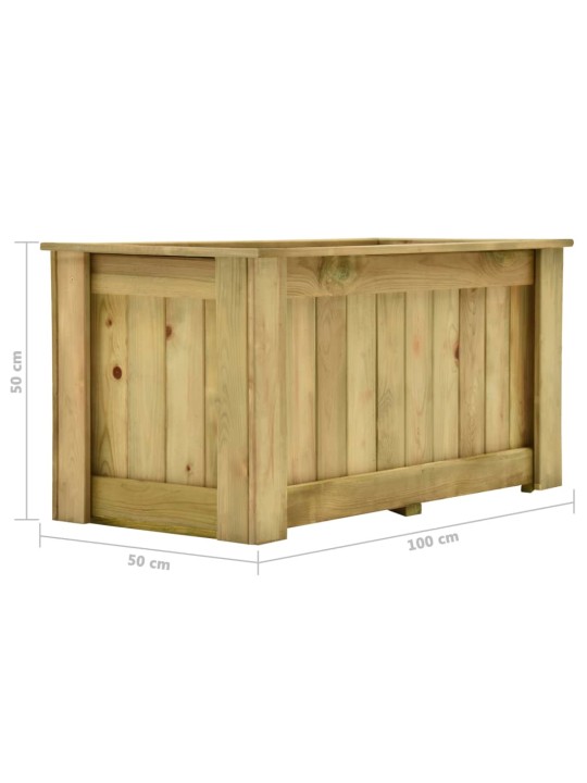Lovelis, 100x50x50cm, impregnuota pušies mediena