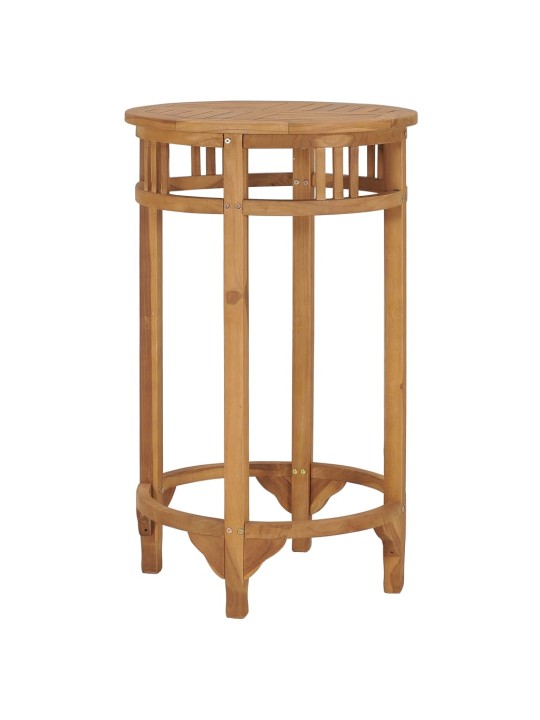 Baro staliukas, 60cm skersmens, tikmedžio medienos masyvas