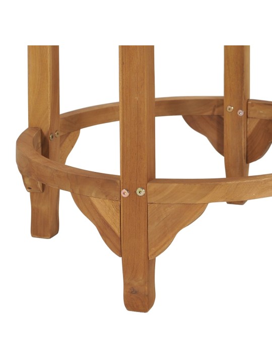 Baro staliukas, 60cm skersmens, tikmedžio medienos masyvas